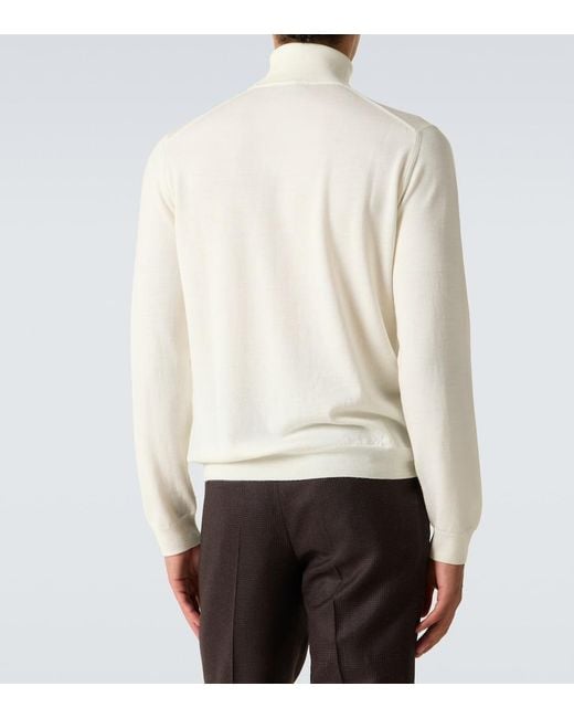 Slowear White Virgin Wool Sweater for men