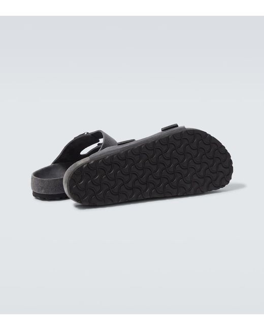 Sandales Arizona En Daim Birkenstock pour homme en coloris Black