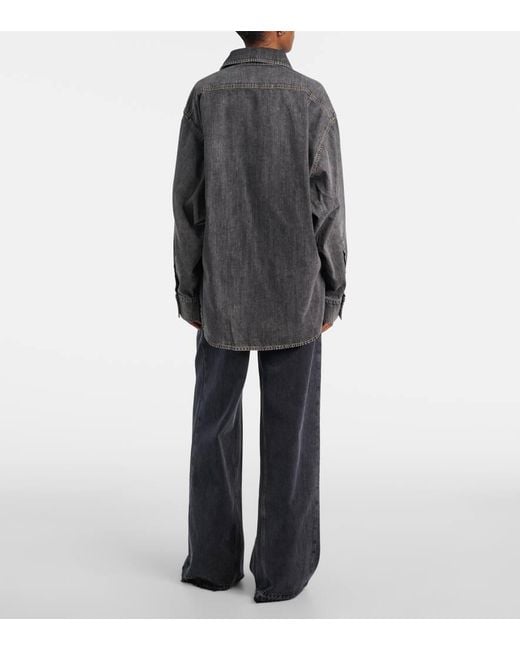 Stella McCartney Black Jeanshemd