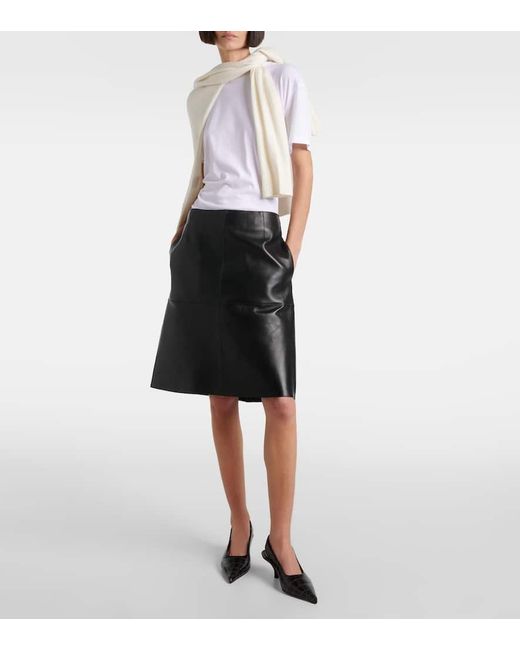 Totême  White T-Shirt Aus Jersey