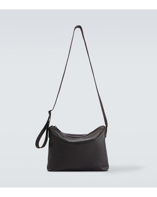 Lemaire Crossbody Bag Folio Small Aus Leder in Black für Herren