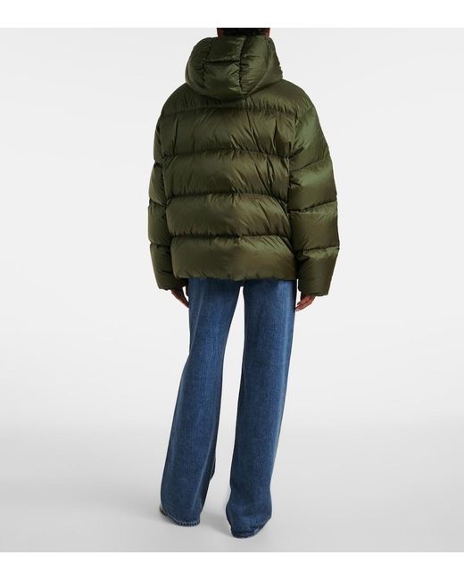Polo Ralph Lauren Green Carly Water-Repellent Quilted Duck Down Wind Resistant Detachable Hood Short Puffer Jacket