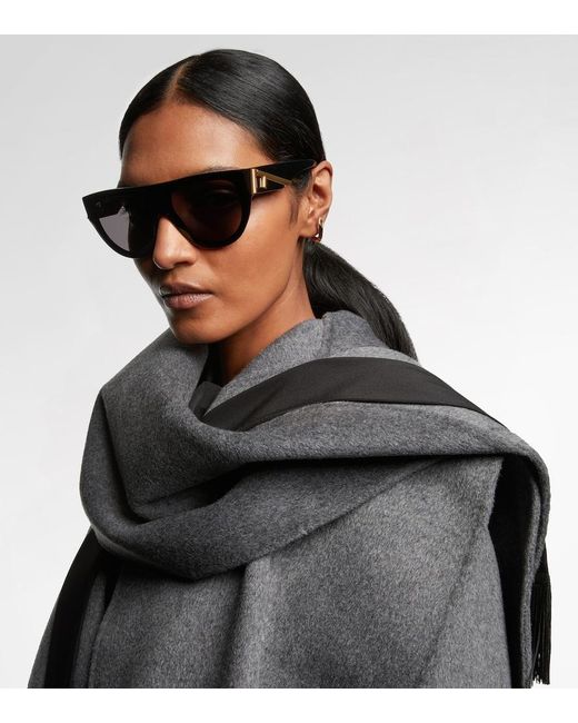 Fendi Brown First Flat-Top Sunglasses