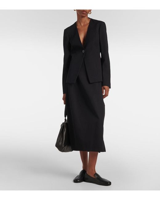FFORME Black Toshi Cotton And Wool Jacket