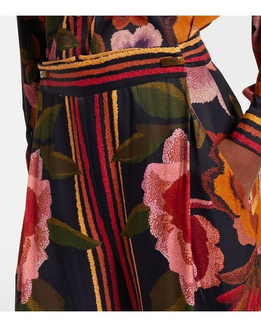 Farm Rio Red Weite High-Rise-Hose