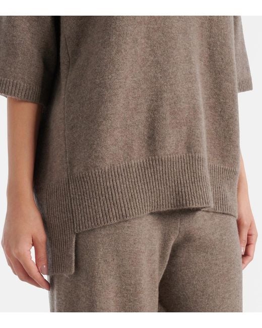 Lisa Yang Natural Mila Oversized Cashmere Sweater