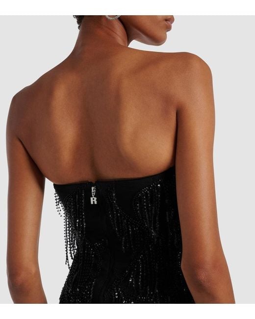 Abito Midi Tula Con Paillettes di ROTATE BIRGER CHRISTENSEN in Black