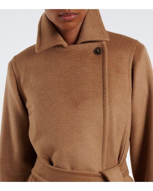Max Mara Natural Manuela Icon Camel Hair Coat
