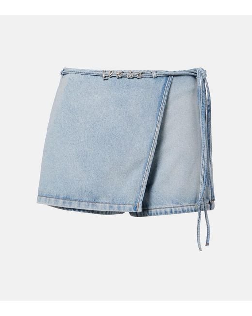 Loewe Blue Paula's Ibiza Denim Skort
