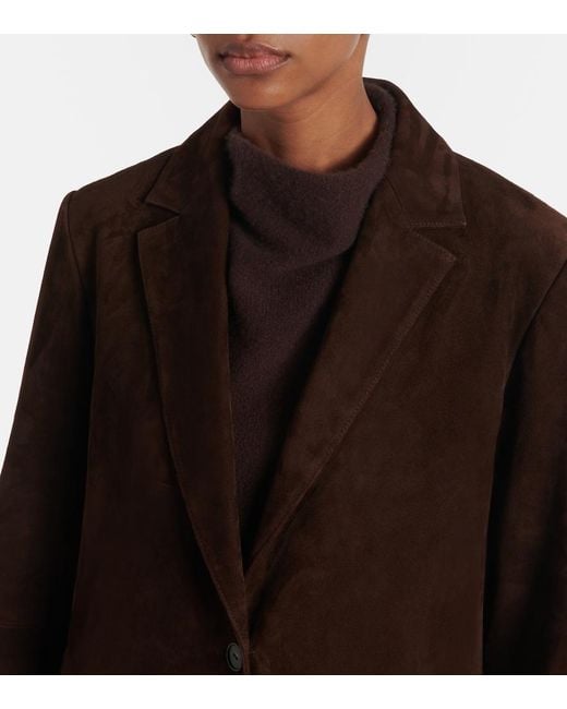 Vince Brown Suede Blazer
