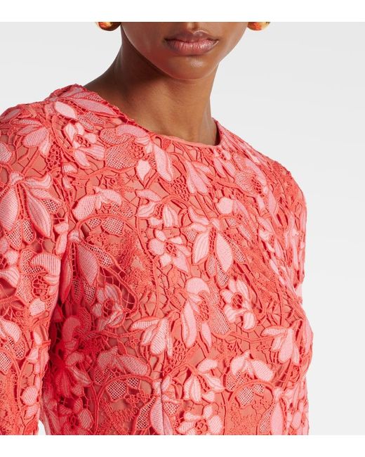 Monique Lhuillier Red Robe