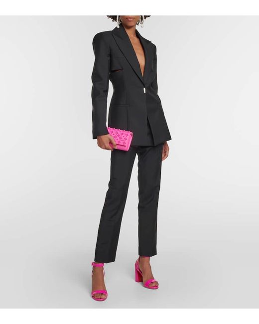 Christian Louboutin Pink Portemonnaie Mit Kettenriemen Paloma Aus Leder