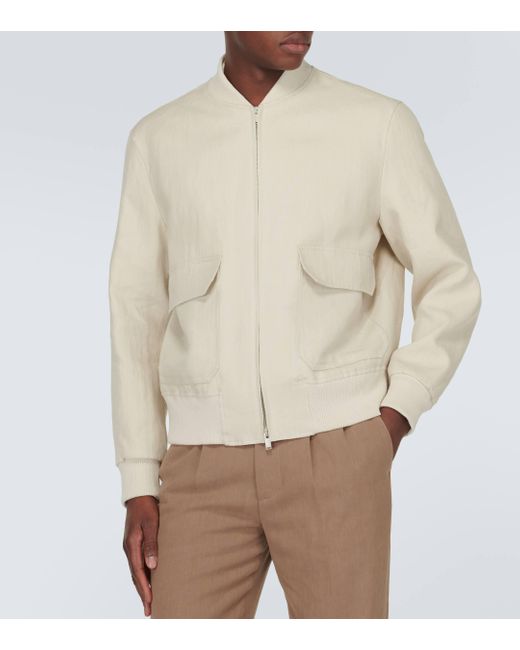 Lardini Natural Linen Jacket for men