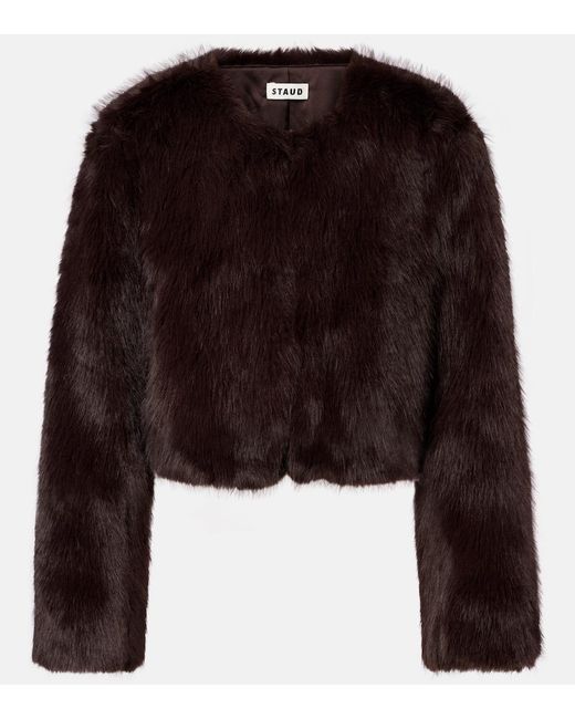 Staud Black Casimira Cropped Jacket