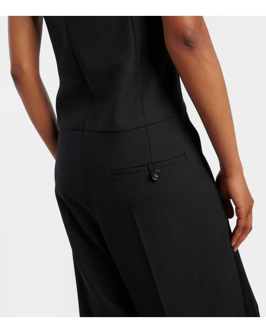 Stella McCartney Black Wool Jumpsuit