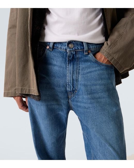 Our Legacy Blue Third Cut Mid-Rise Straight Jeans for men