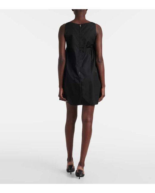 Robe Re-Nylon Prada en coloris Black