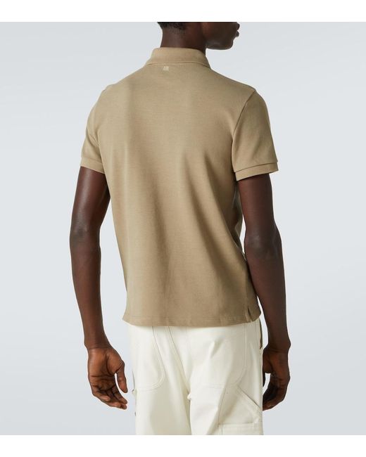 Polo Ami De Cour di AMI in Natural da Uomo