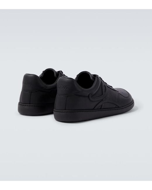Loewe Black Jambo Leather Sneakers for men