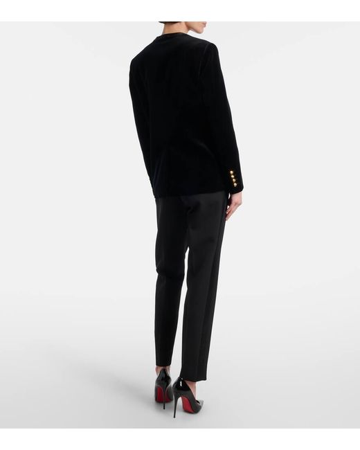 Blazer Jealousy Sunset De Terciopelo Blazé Milano de color Black