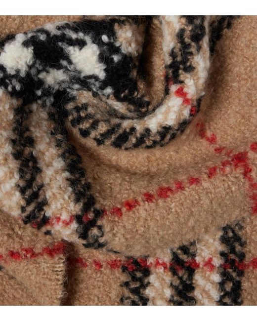 Sciarpa Check di Burberry in Natural