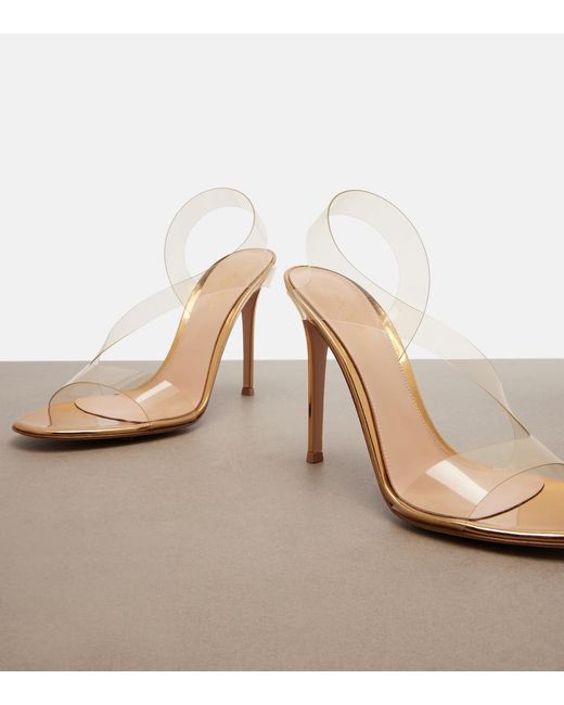 Gianvito Rossi Natural Metropolis Tpu Sandals