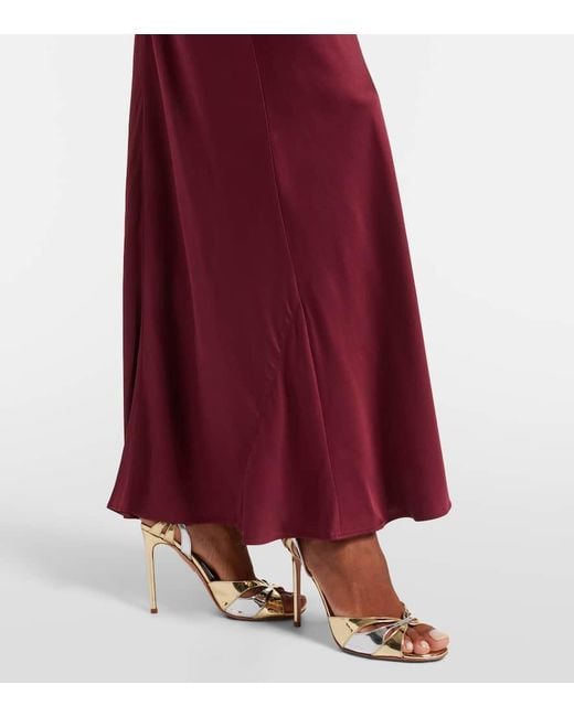 ROTATE BIRGER CHRISTENSEN Red Robe Signe Aus Satin