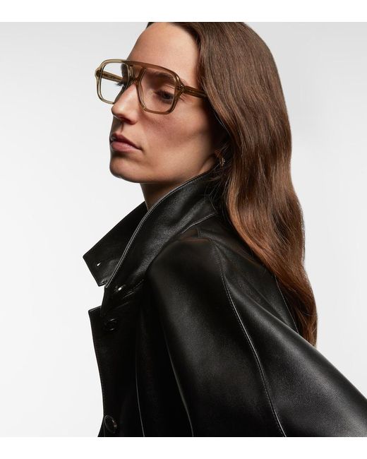 Loewe Brown Eckige Brille