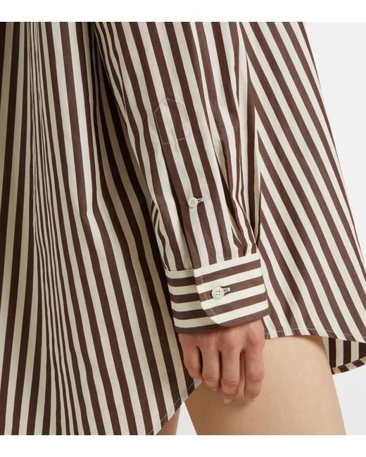 Miu Miu White Hemd Aus Baumwollpopeline