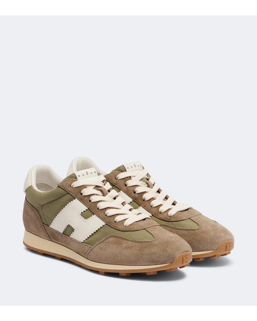 Baskets Athletic En Daim Hogan en coloris Natural