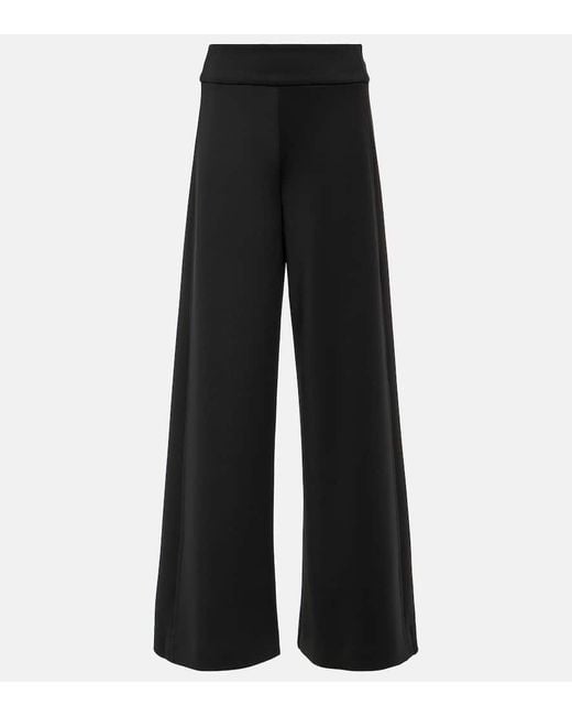 Pantalones anchos Levante de jersey Max Mara de color Black