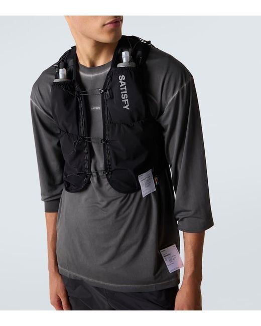 Satisfy Black X Hydrapak Vest And Flasks Set for men