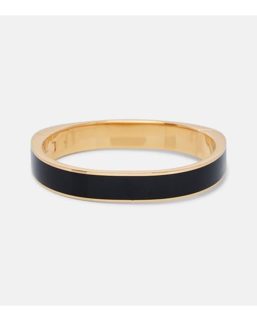 Totême  Metallic Signature Enamel-Plated Bangle