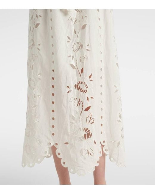 Farm Rio White Maxikleid
