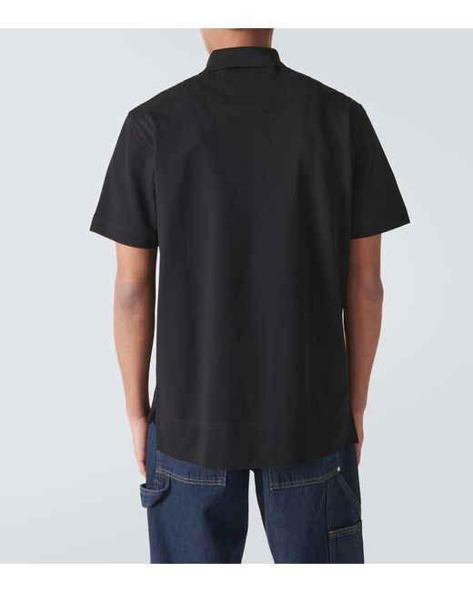 Givenchy Polohemd aus Baumwoll-Jersey in Black für Herren
