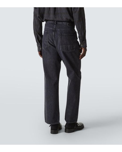 Our Legacy Blue Third Cut Wide-Leg Jeans for men