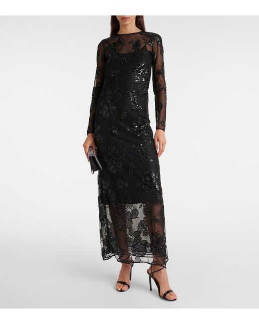 Abito Lungo di ROTATE BIRGER CHRISTENSEN in Black