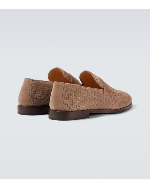 Mocassini di Brunello Cucinelli in Brown da Uomo