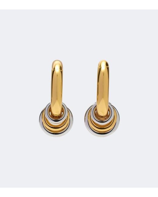 DEHANCHE Metallic Revenge Hoop Earrings