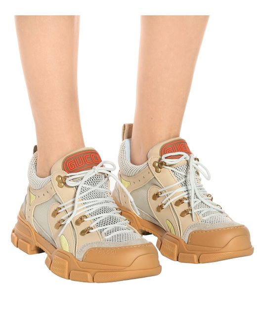 gucci flashtrek sneaker with removable crystals