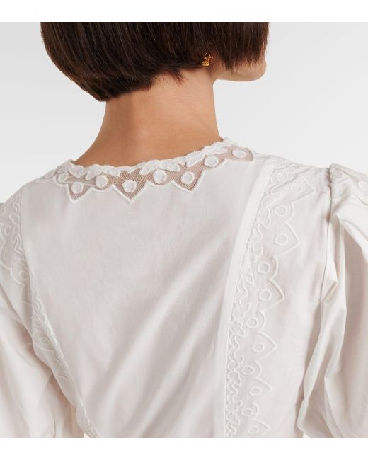 Robe Camila Brodee En Coton Ulla Johnson en coloris White