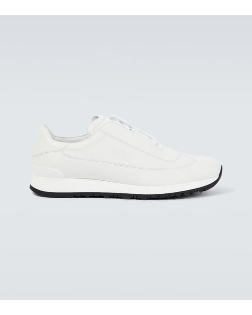 John Lobb Sneakers Foundry Ii Aus Leder in White für Herren