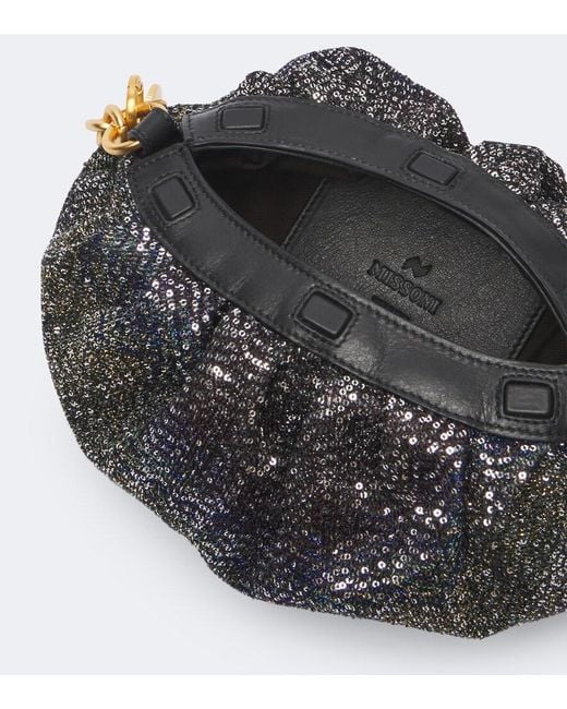 Missoni Black Sequined Small Clutch