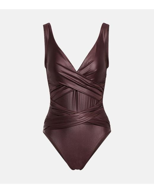 Maillot De Bain Basics Karla Colletto en coloris Purple