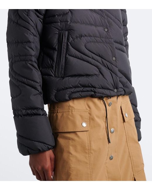 Moncler Black Leona Hooded Down Jacket