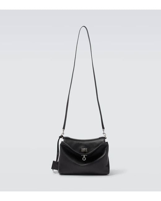 Balenciaga White Rodeo Small Leather Messenger Bag for men
