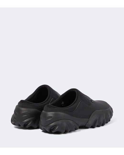 Junya Watanabe Black X Oakley Suede Slip-On Sneakers for men