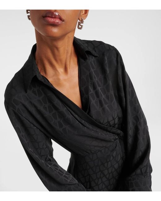 Abito Midi di Valentino in Black