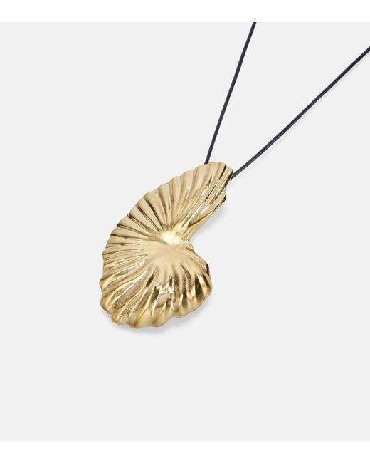 YSSO Metallic Birth Of Venus-Plated Pendant Necklace