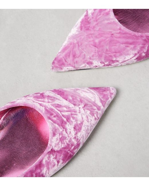 Ballerines Love En Velours Jimmy Choo en coloris Pink